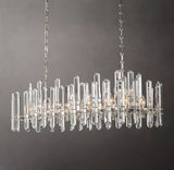 BONNINGTOD Crystal  Rectangle Chandelier 54"