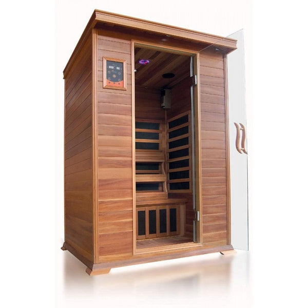 SunRay Sierra 2 Person Cedar Sauna w/Carbon Heaters