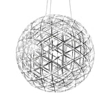 Meyda 35" Wide Polished Geosphere Pendant