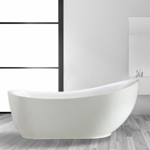 Everlie 71" x 35" Soaking Bathtub