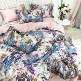 Mila Botanical Egyptian Cotton Duvet Cover Set