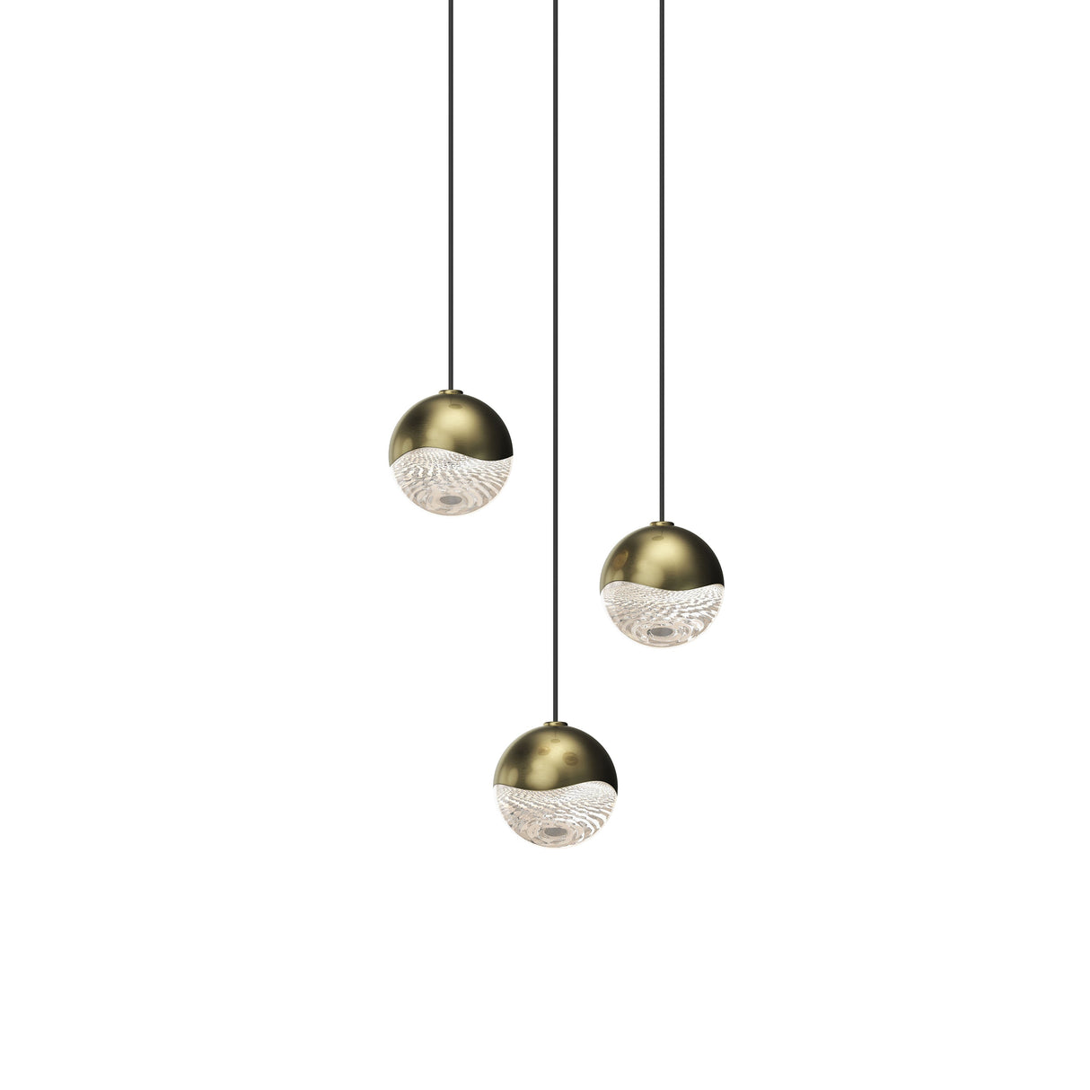 Grapes Three Light Multi Pendant Light