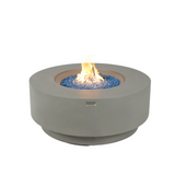 Elementi Plus - Colosseo Round Concrete Fire Pit Table - OFG414LG