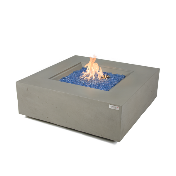 Elementi Plus - Capertee Square Concrete Fire Pit Table - OFG411SG
