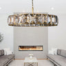 Hansom Luxury Glass Round Chandelier 60"