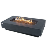 Elementi Plus - Positano Rectangular Concrete Fire Pit Table - OFG415DG