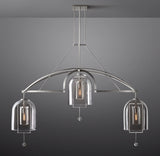 BOTANISO Fulcral Round Chandelier 73" 3-Lights