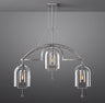 BOTANISO Fulcral Linear Chandelier 61" 3-Lights