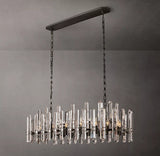 BONNINGTOD Crystal  Rectangle Chandelier 54"