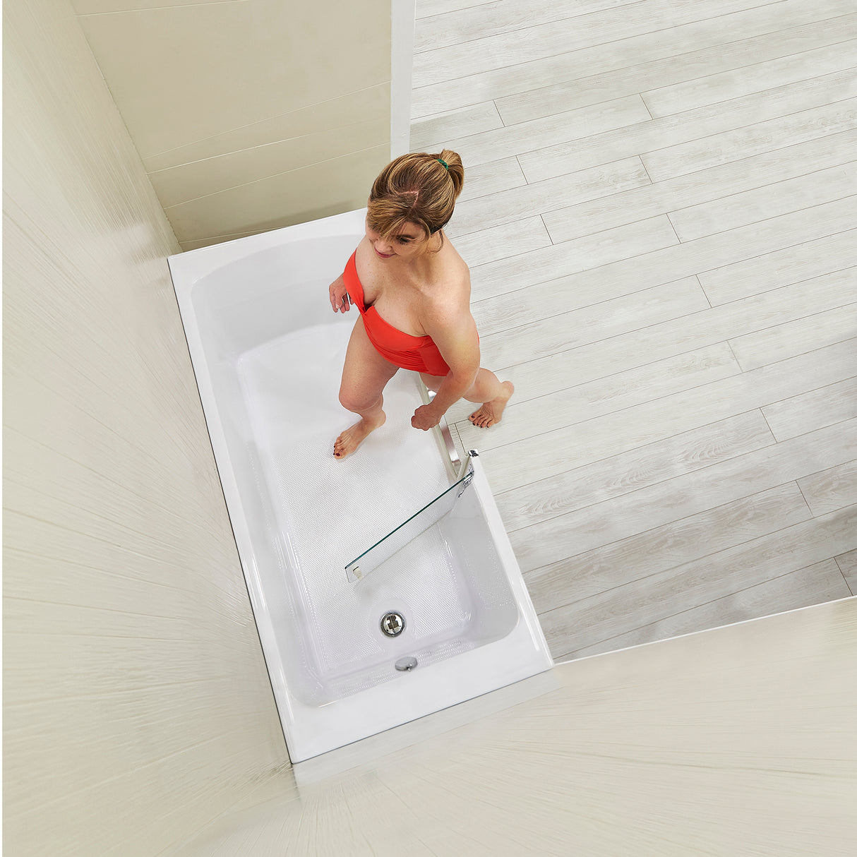 Ella's Bubbles Laydown 30X60 Walk In Bathtub With Drain LA3060