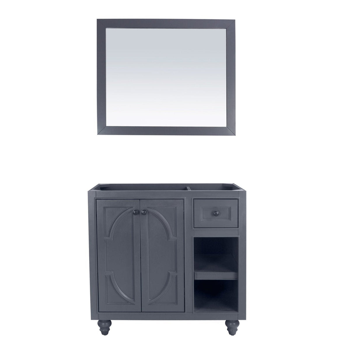 Laviva Odyssey 36" Maple Grey Bathroom Vanity Cabinet 313613-36G