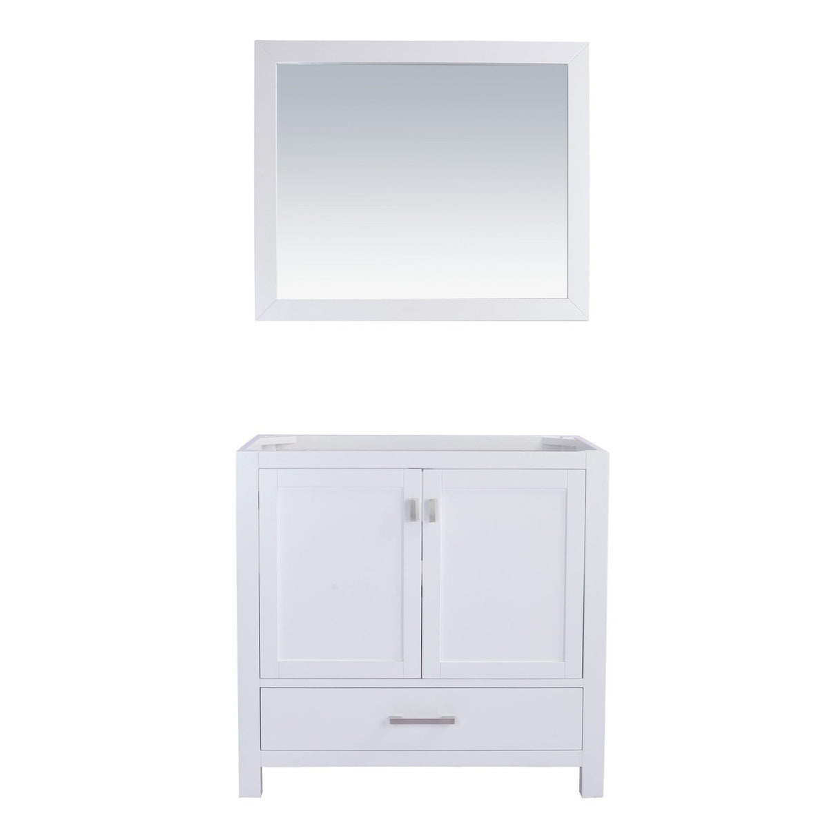 Laviva Wilson 36" White Bathroom Vanity Cabinet 313ANG-36W