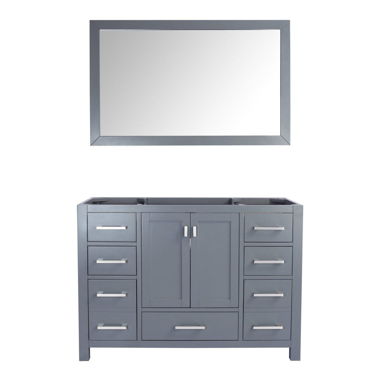 Laviva Wilson 48" Grey Bathroom Vanity Cabinet 313ANG-48G