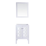 Laviva Mediterraneo 24" White Bathroom Vanity Cabinet 313MKSH-24W