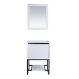 Laviva Alto 24" White Bathroom Vanity Cabinet 313SMR-24W