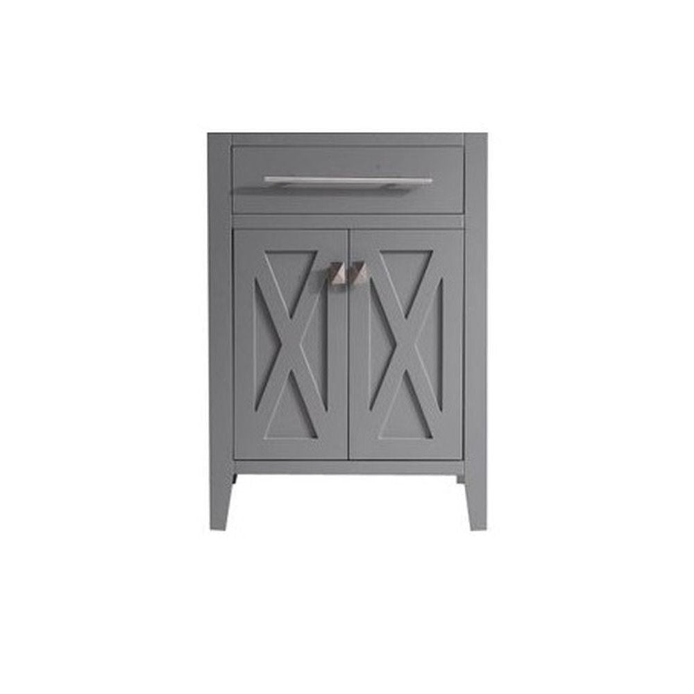 Laviva Wimbledon 24" Grey Bathroom Vanity Cabinet 313YG319-24G