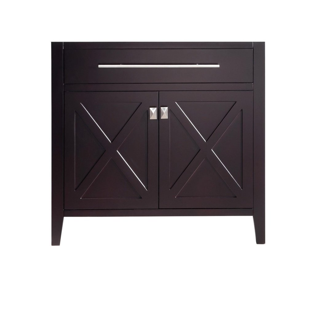 Laviva Wimbledon 36" Brown Bathroom Vanity Cabinet 313YG319-36B