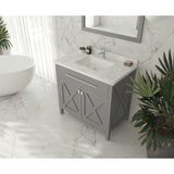 Laviva Wimbledon 36" Grey Bathroom Vanity Cabinet 313YG319-36G