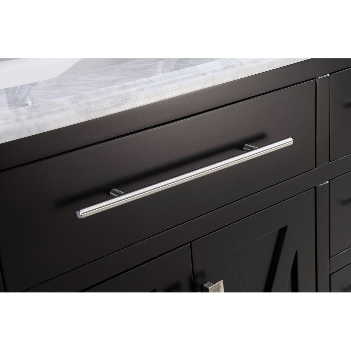 Laviva Wimbledon 60" Espresso Double Sink Bathroom Vanity Cabinet 313YG319-60E