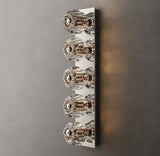 Florit Modern Crystal Ball Glass Grand Linear Wall Sconce