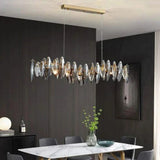 Serena Crystal Linear Chandelier L51"