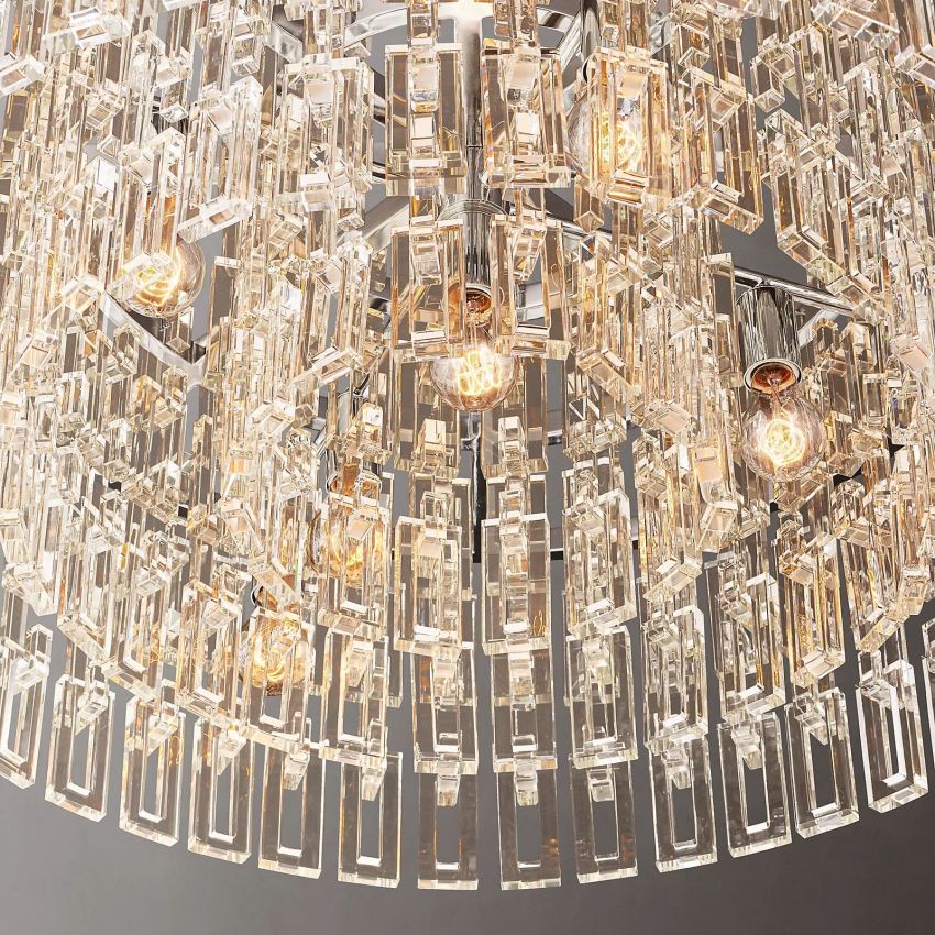 Mariginan K9 Crystal Round Chandelier 36"