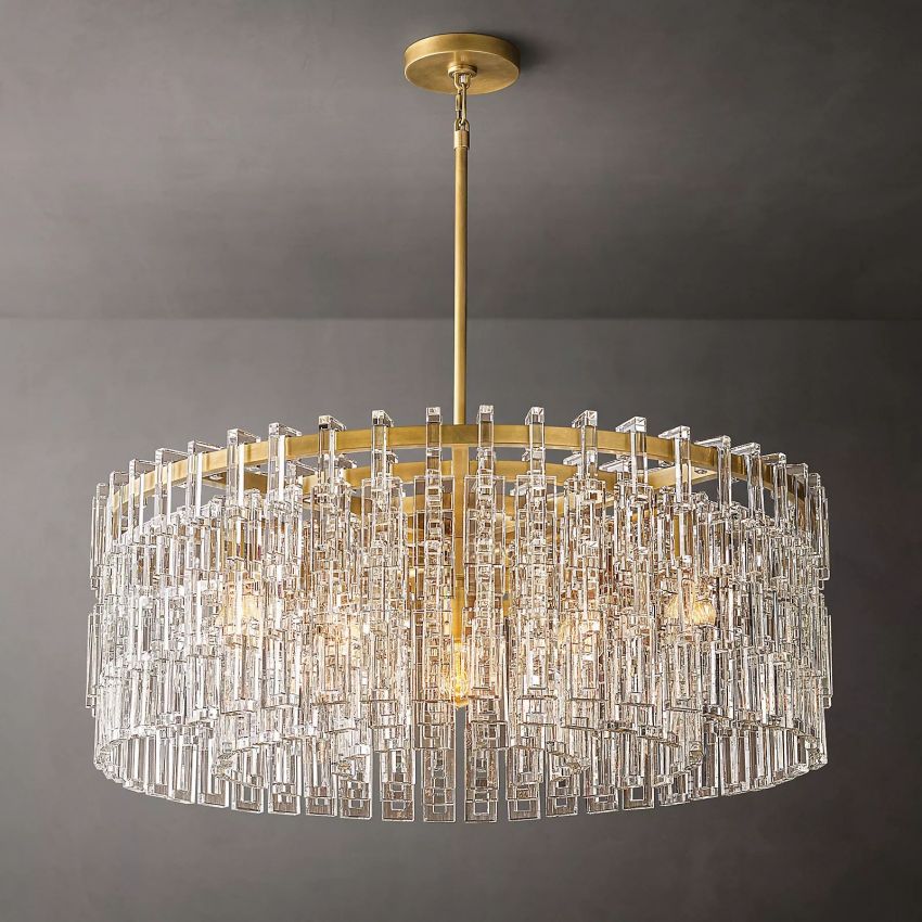 Mariginan K9 Crystal Round Chandelier 36"