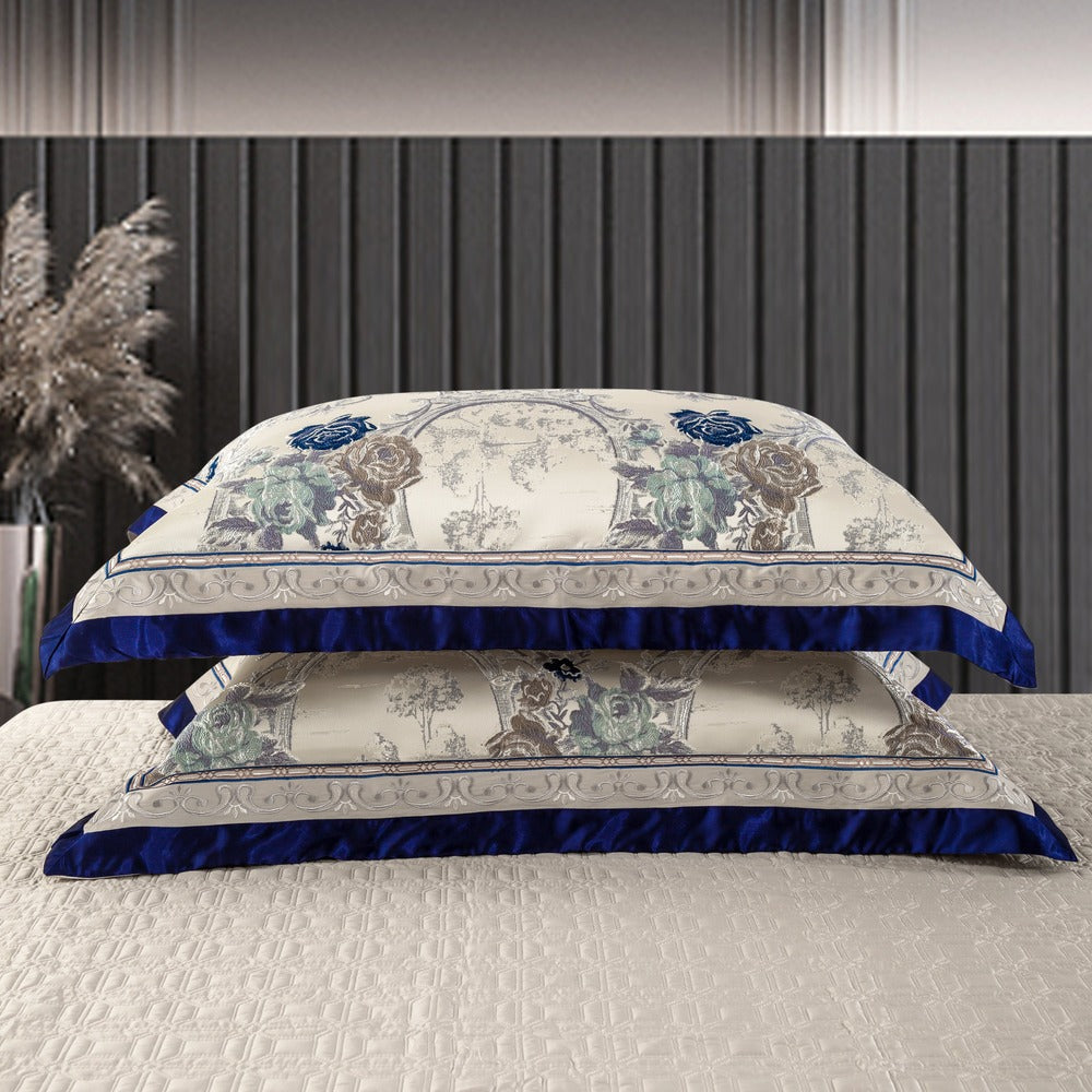 Gazaneya Oriental Jacquard Luxury Duvet Cover Set