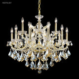 James Moder 40257 Maria Theresa 15 Arm Crystal Chandelier