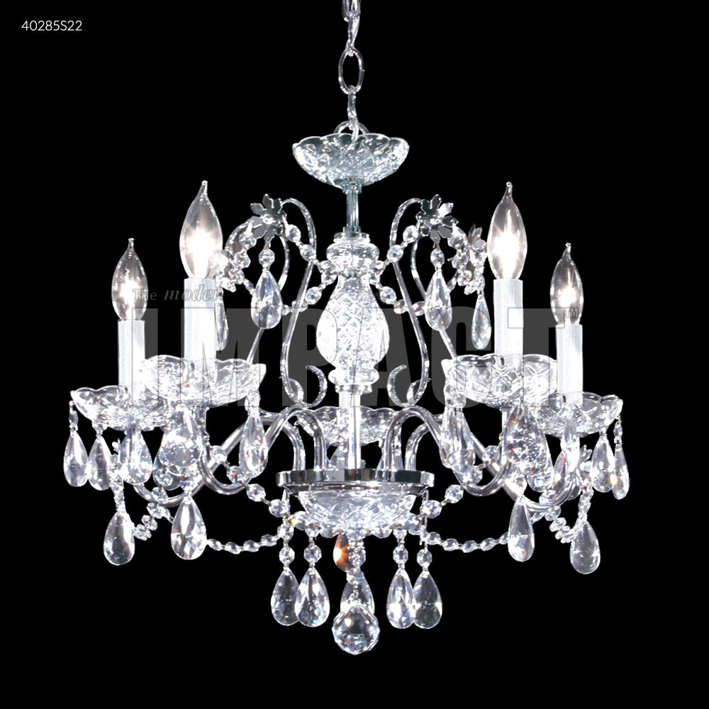 James R. Moder "Regalia" 5 Arm Crystal Chandelier