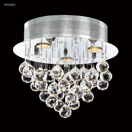 Flush Mount Crystal Chandelier James R. Moder Small Crystal Rain Flush Mount Chandelier James R. Moder