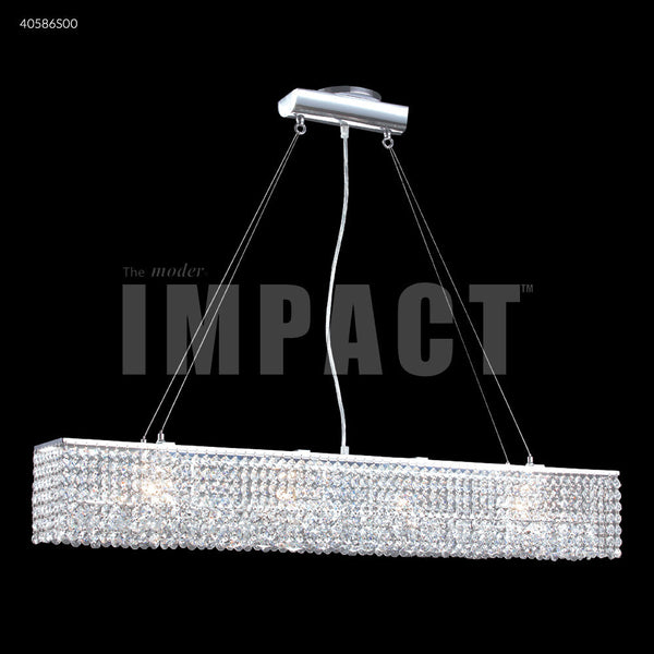 James R Moder Contemporary 37 inch Linear Chandelier