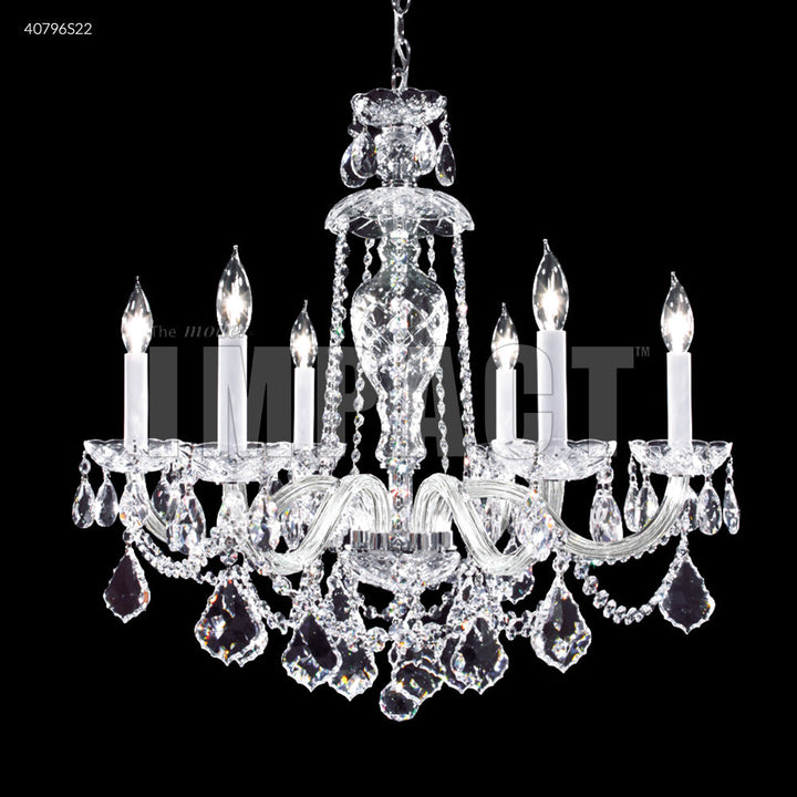 Crystal Chandelier James R Moder Palace Ice 6 Arm Chandelier James R. Moder