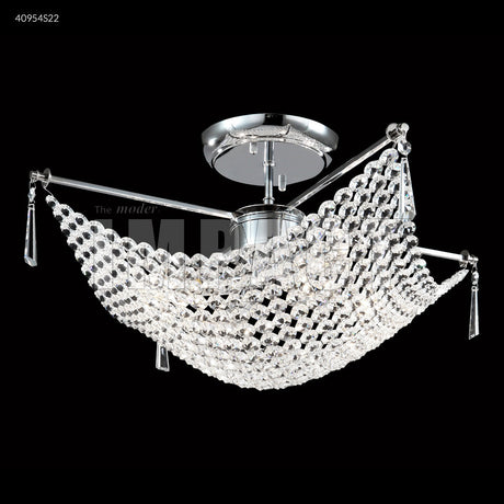 Flush Mount Crystal Chandelier James R. Moder All Crystal Basket Flush Mount Chandelier 40954 James R. Moder