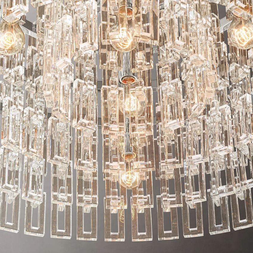 Mariginan K9 Crystal Round Chandelier 48"