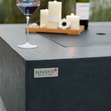 Elementi Plus - Bergen Square Concrete Fire Pit Table - OFG413DG