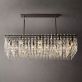 Mariginan K9 Crystal Rectangular Chandelier 60"