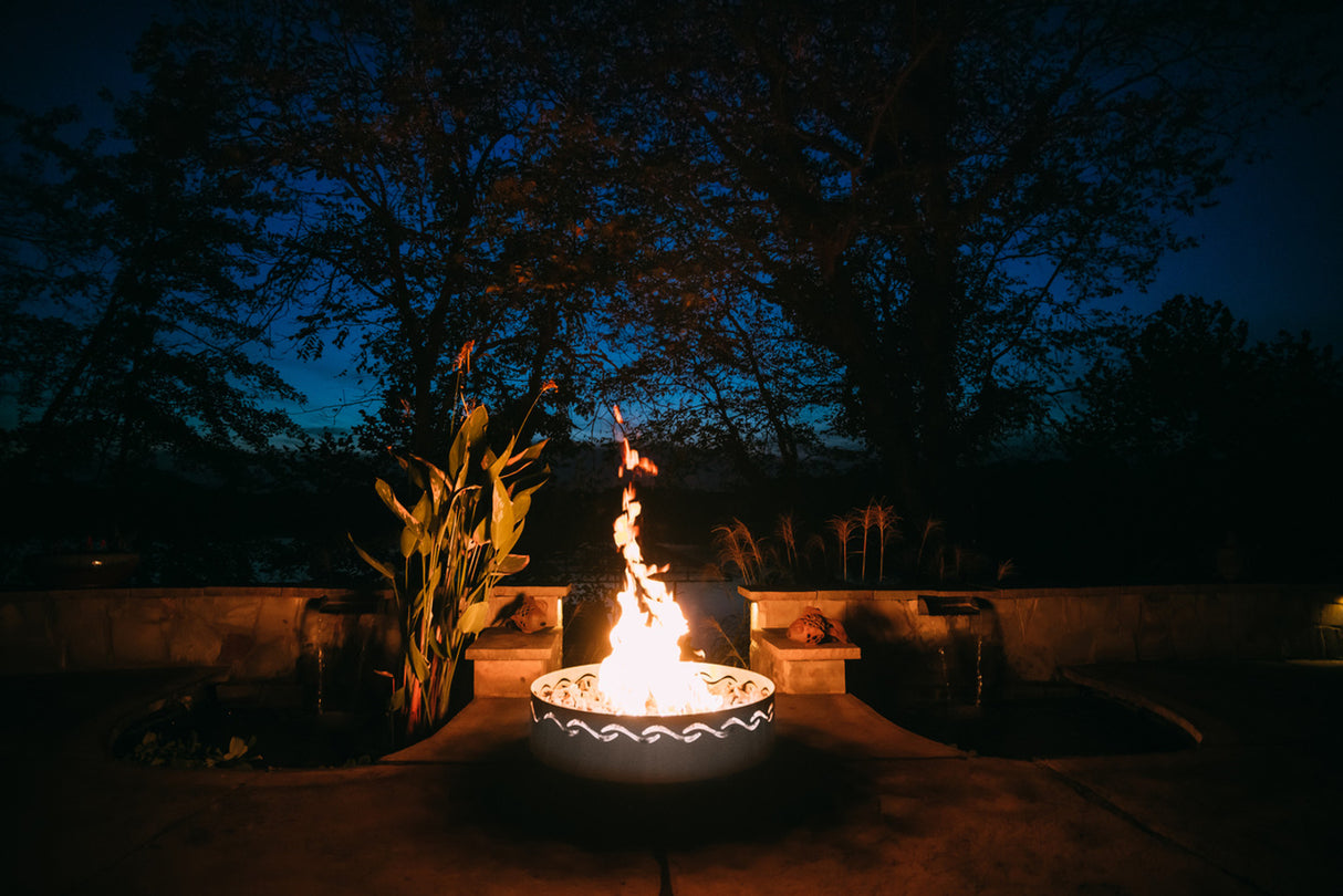 Fire Pit Art Fire Surfer Fire Pit