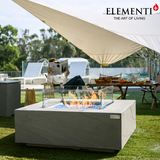 Elementi Plus - Capertee Square Concrete Fire Pit Table - OFG411SG