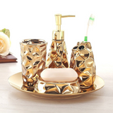 Point Ceramic Luxury Bathroom Set