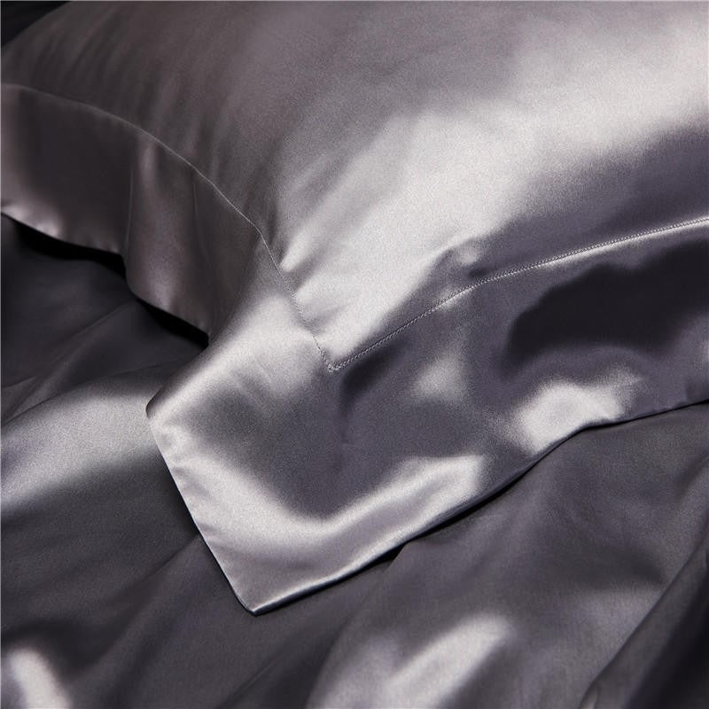 Eloise Quartz Luxury Pure Mulberry Silk Bedding Set