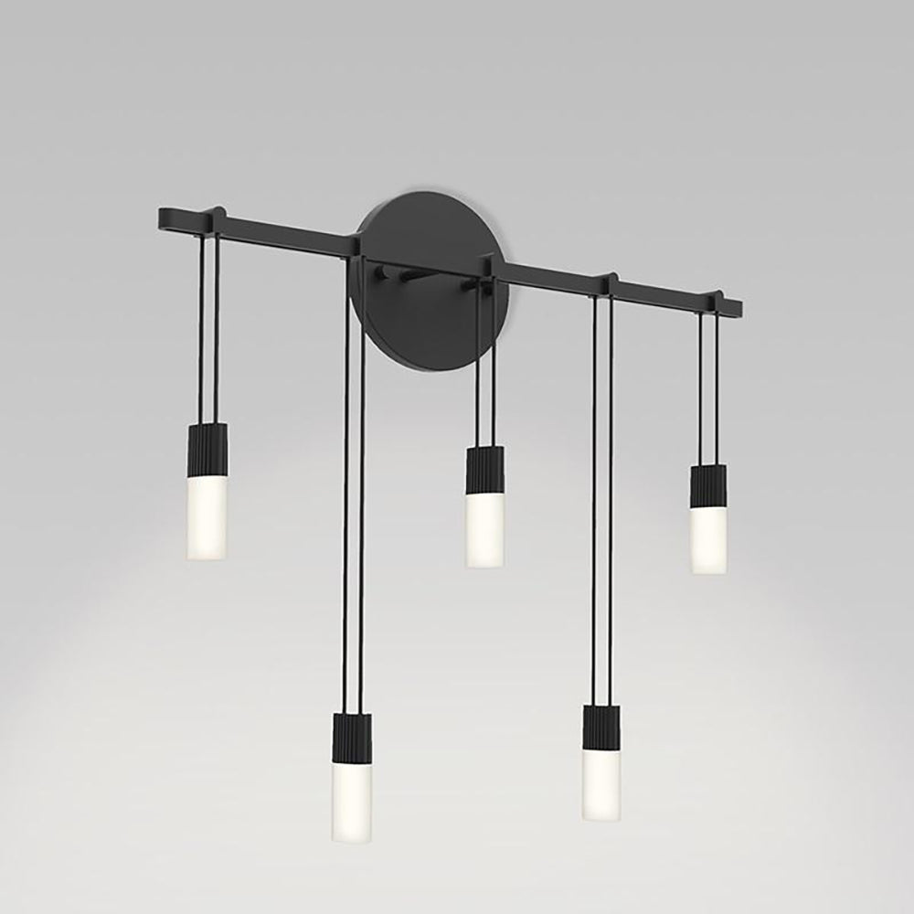 Suspenders 18 inch Staggered Bar Wall Light