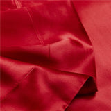 Eloise Ruby Red Luxury Pure Mulberry Silk Bedding Set