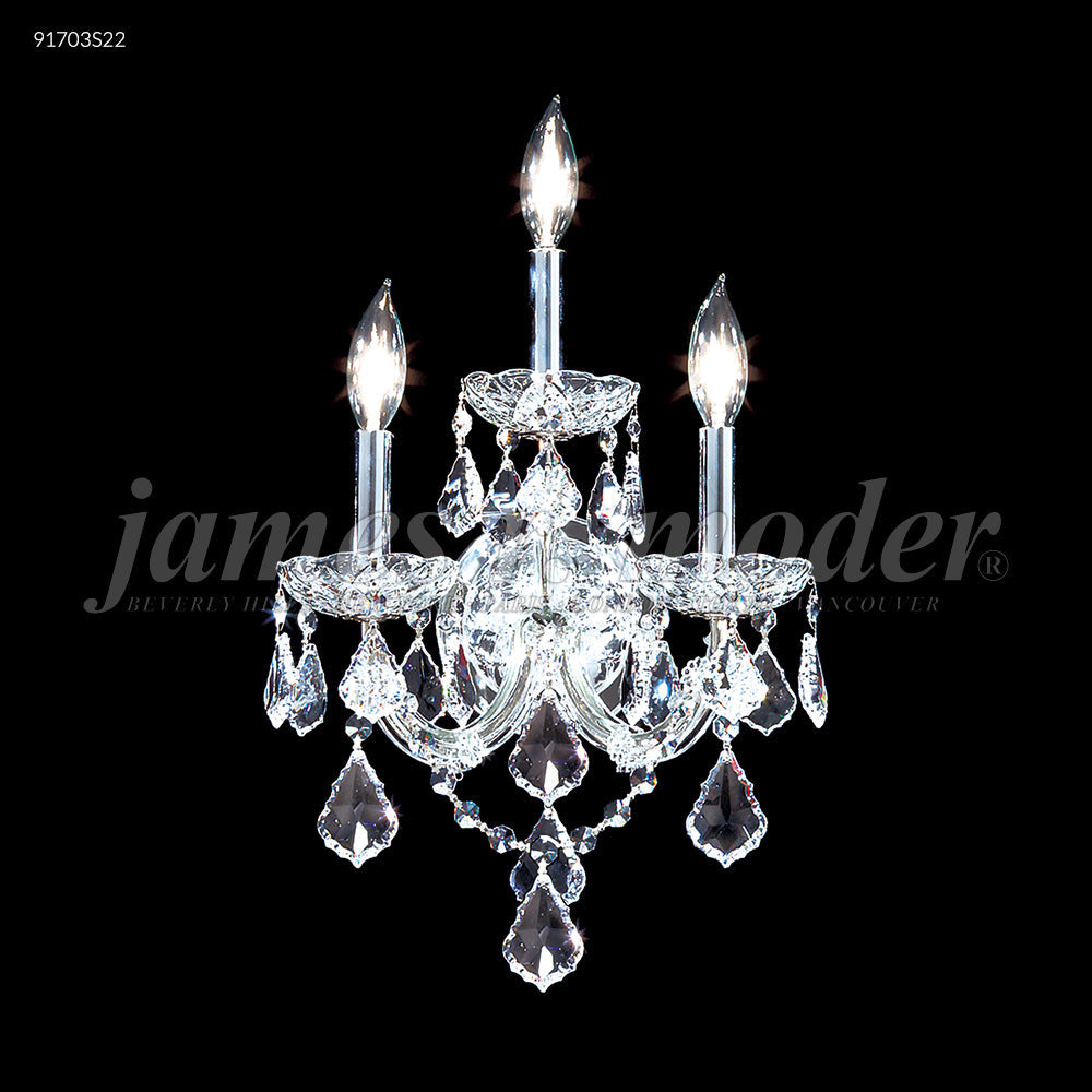 James R Moder Maria Theresa Grand 3 Light Wall Sconce