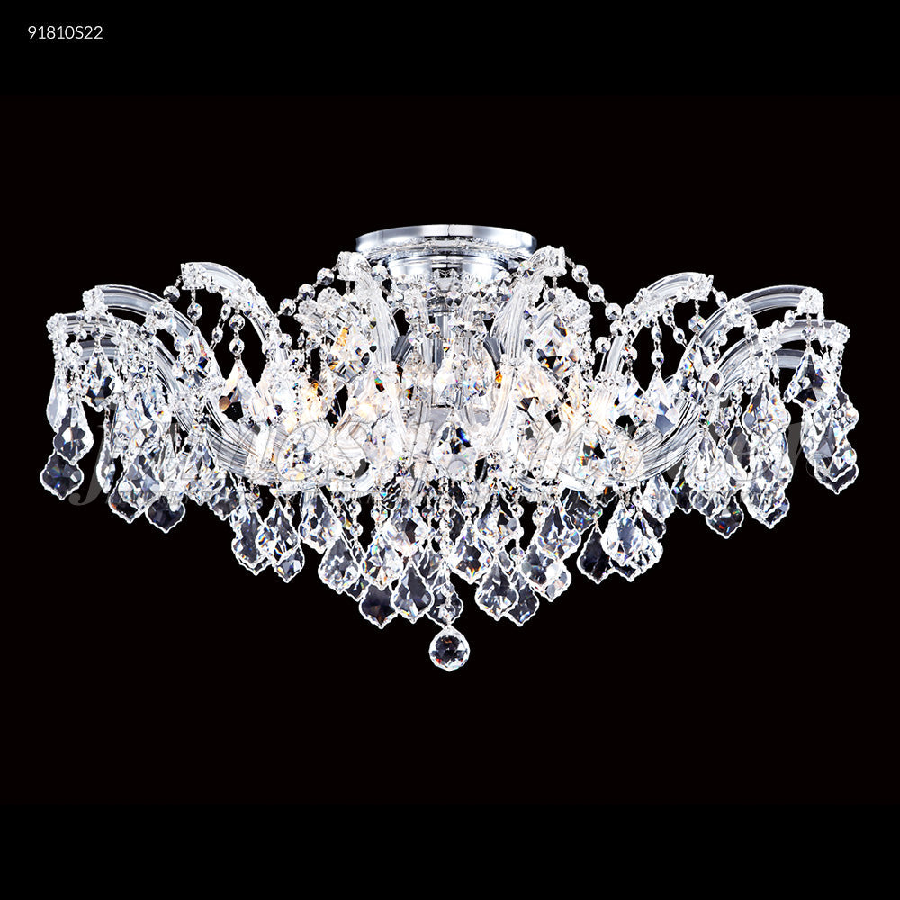 James R Moder Maria Theresa Grand 8 Light Flush Mount Chandelier