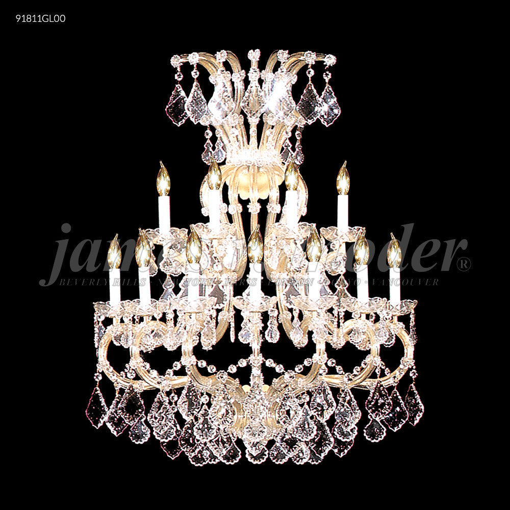 James R Moder Maria Theresa Grand 11 Light Wall Sconce