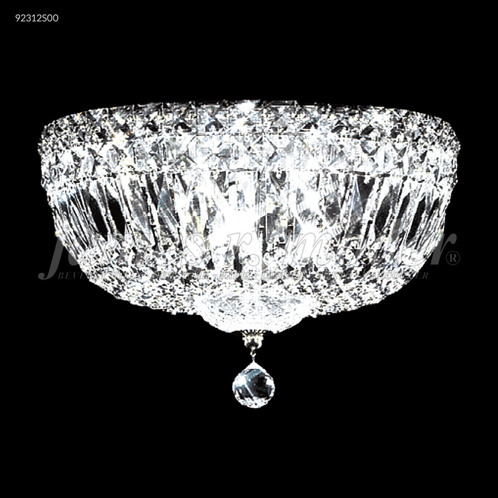 James R Moder Prestige 12 inch All Crystal Flush Mount