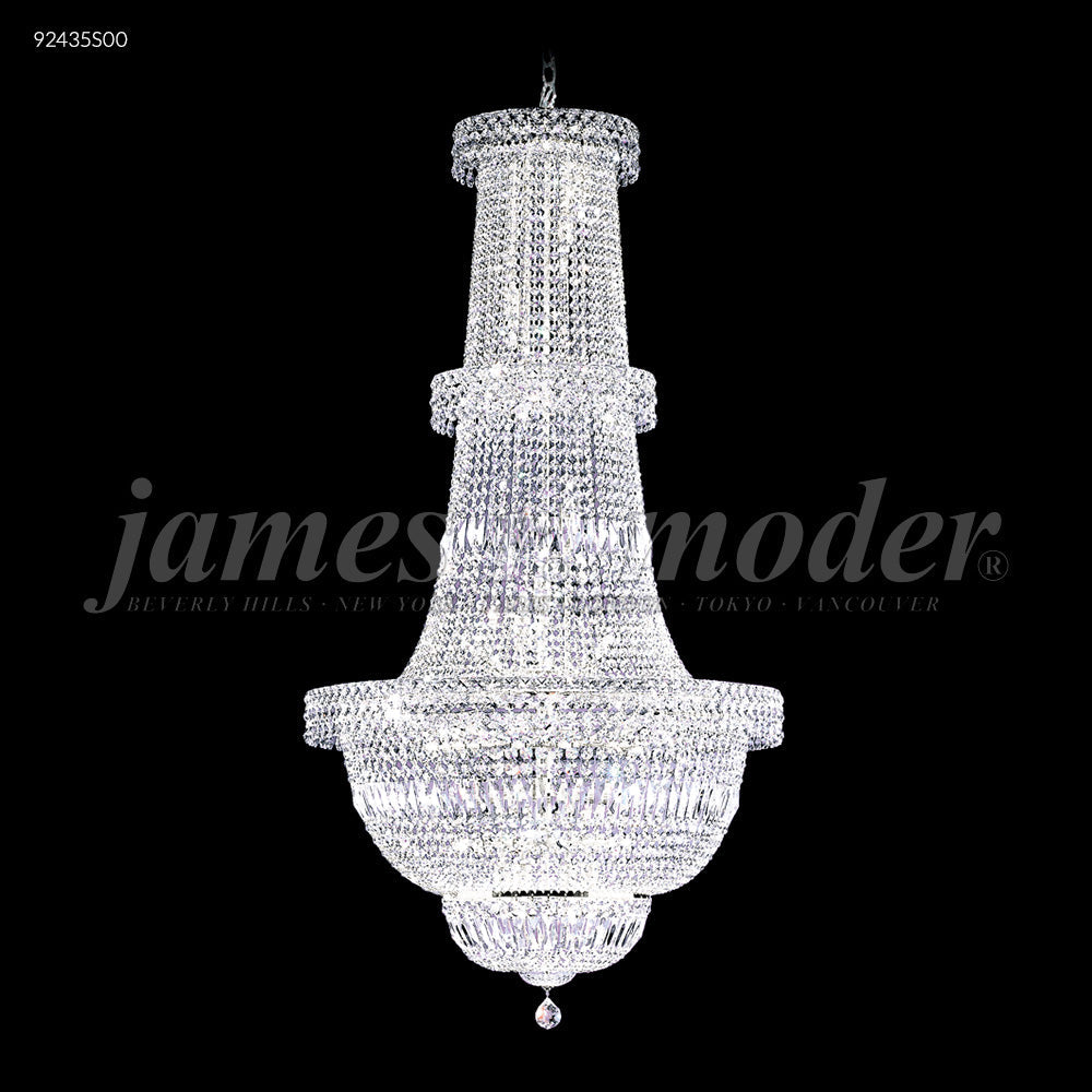 James R Moder Prestige All Crystal 72 inch Entry Chandelier