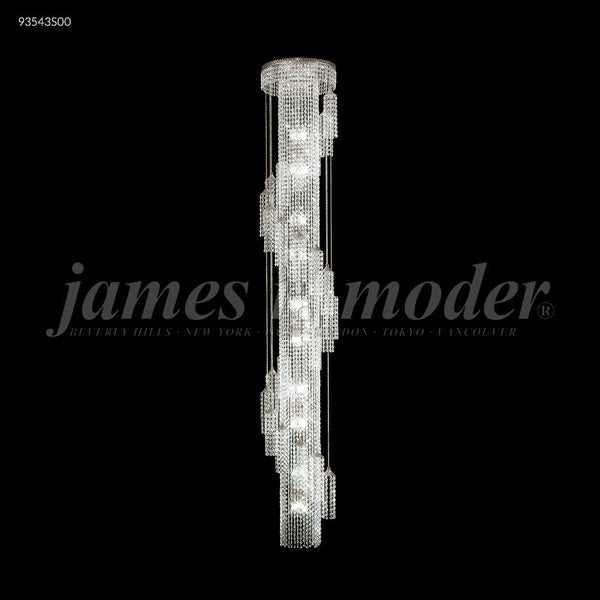 James R Moder 96 inch Contemporary Entry Chandelier
