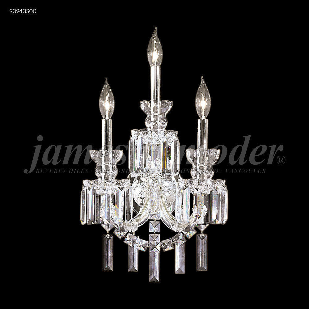 James R Moder Buckingham 3 Light Wall Sconce